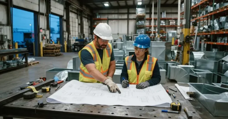 Warehouse Destratification Duct Layout | Hudson County NJ